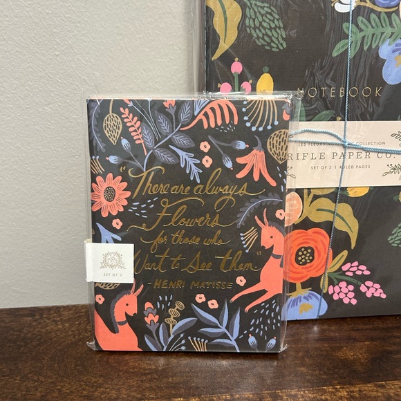 New! Rifle Paper Co. Notebooks Set - Picture 9 of 10